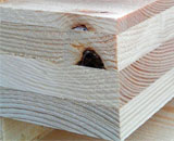 Из древесины изготовили промышленную конструкцию для многоквартирных жилых домов