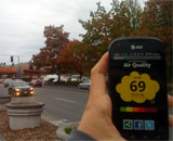 Портативные датчики позволят пользователям контролировать качество воздуха с помощью смартфона