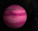 Обнаружена розовая планета-изгой