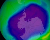 В атмосфере найдены четыре разрушающих озон агента