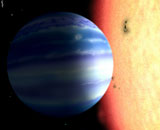 Пары воды найдены в атмосфере еще одной экзопланеты