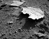 На Марсе обнаружена порода, внешне напоминающая материк
