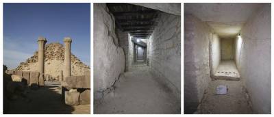 Реставрационные работы в пирамиде Сахура открыли новые проходы и помещения