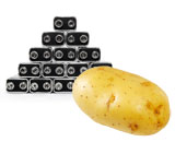 Картофель заменит электрические батарейки
