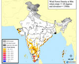 Потенциал ветряной энергии в Индии значительно выше
