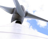 Большие ветряные турбины производят более экологичное электричество