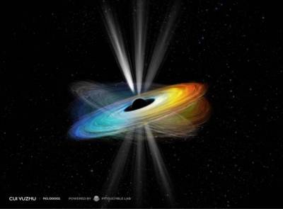 Ученые обнаружили прямое доказательство спина черной дыры в галактике M87
