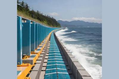 Renewable Energy: От цунами спасет подвижная стена с автономным энергоснабжением